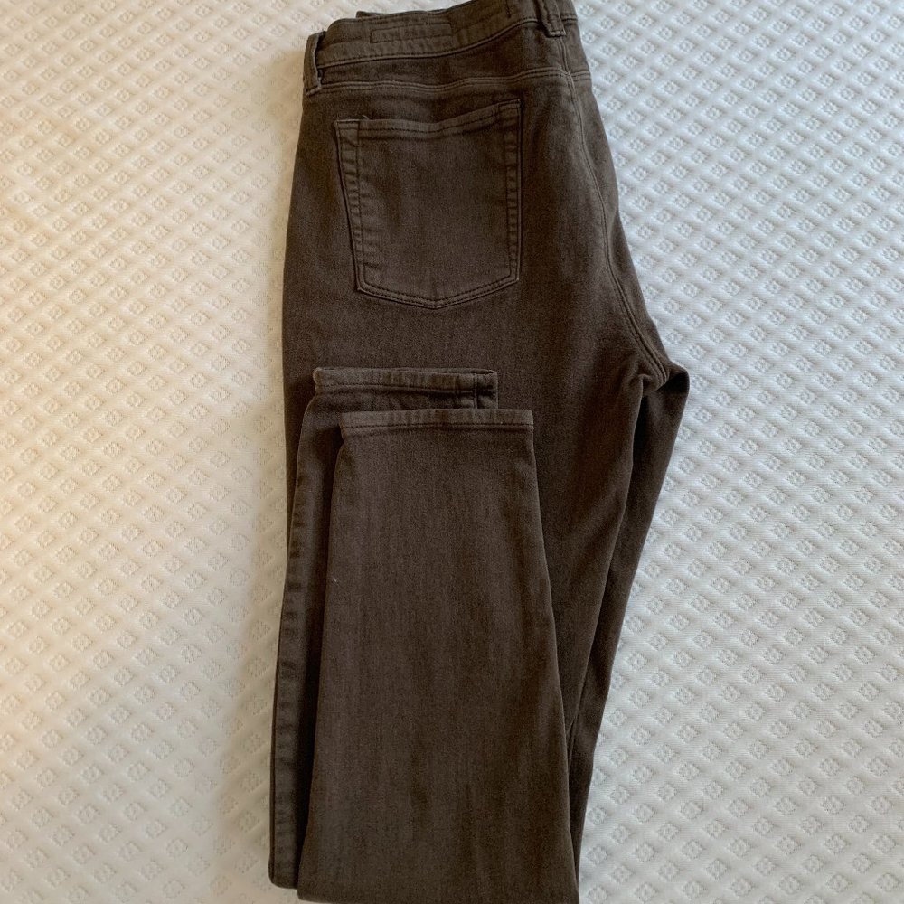 PACSUN jeggings, size 28, color army green